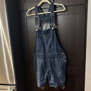 GAP Dark Blue Denim Overalls